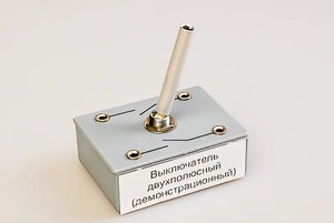 Выключатель двухполюсный (демонстрационный) - fgospostavki.ru - Зеленогорск