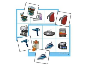 Логопедическое лото "Бытовая техника" (4 планшета, 24 карточки, цветное, ламинированное) - fgospostavki.ru - Зеленогорск