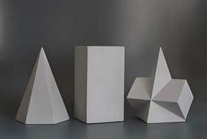Набор гипсовых геометрических тел (15 штук) - fgospostavki.ru - Зеленогорск