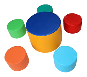 Игровая мебель "Посиделки" (6 банкеток) - fgospostavki.ru - Зеленогорск