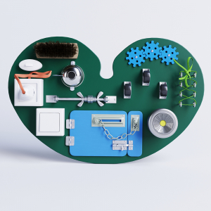 Бизиборд «Зеленое сердце» - fgospostavki.ru - Зеленогорск