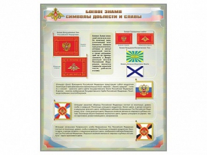 Стенд "Боевое знамя. Символы доблести и славы" - fgospostavki.ru - Зеленогорск