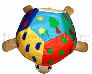 Дидактический чехол к черепахе «Весёлый огород» Д=100 см - fgospostavki.ru - Зеленогорск