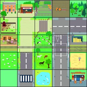 Тематическое поле-маршрутизатор «Ферма» для мини-робота Bee-Bot/Blue-Bot - fgospostavki.ru - Зеленогорск