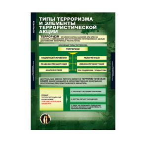 Комплект таблиц. ОБЖ. Терроризм. - fgospostavki.ru - Зеленогорск
