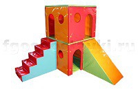 Домик игровой двухэтажный (комплект) - fgospostavki.ru - Зеленогорск
