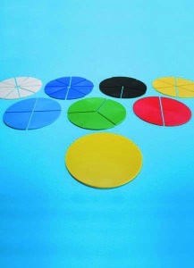 Набор пластин для представления дробей в виде кругов - fgospostavki.ru - Зеленогорск