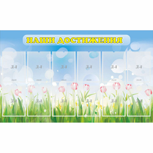 Стенд "Наши достижения" с 12 карманами - fgospostavki.ru - Зеленогорск