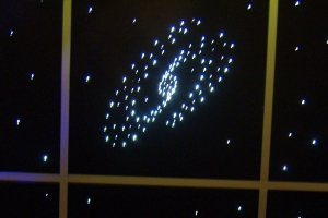 Потолок "Звездное небо с анимационным фибероптическим эффектом галактика" - fgospostavki.ru - Зеленогорск