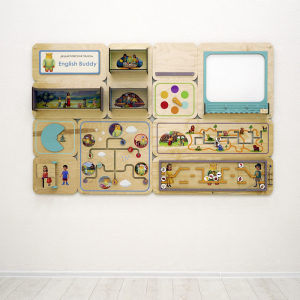 «English Buddy» - Дидактическая настенная панель для кабинета Английского языка - fgospostavki.ru - Зеленогорск