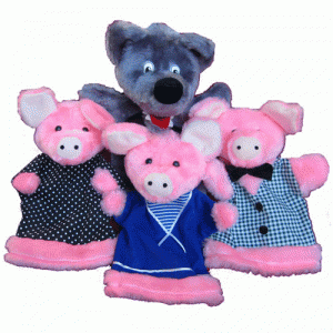 Набор перчаточных кукол "Три поросенка" - fgospostavki.ru - Зеленогорск