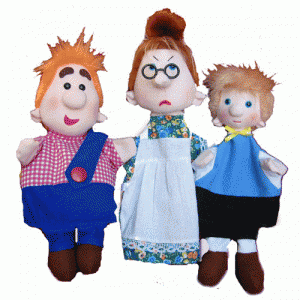 Набор перчаточных кукол "Карлсон, который живет на крыше" - fgospostavki.ru - Зеленогорск