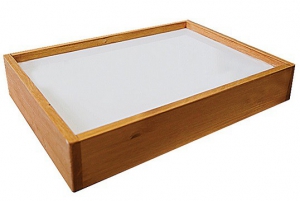 Мини планшет для рисования песком из дерева с белой подсветкой - fgospostavki.ru - Зеленогорск