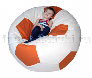 Кресло "Футбольный мяч" с гранулами с чехлом из жаккарда - fgospostavki.ru - Зеленогорск