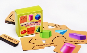 Набор магнитных карточек "Геометрические фигуры и тела" - fgospostavki.ru - Зеленогорск