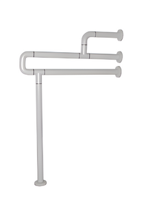 Поручень напольно-настенный с антибактериальным покрытием (белый) - fgospostavki.ru - Зеленогорск