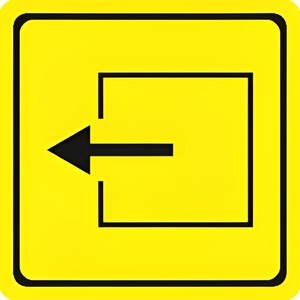 Тактильный знак (выход из помещения) 100х100 - fgospostavki.ru - Зеленогорск