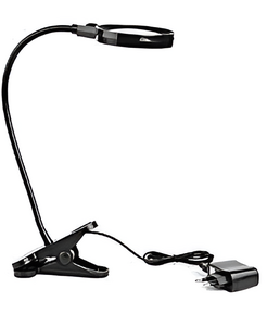 Лупа настольная на прищепке с подсветкой (5х) - fgospostavki.ru - Зеленогорск