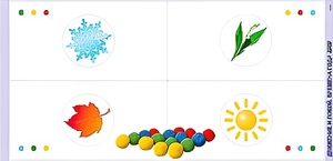 Игровой набор Фребеля "Времена года" (серия "Движение и покой") - fgospostavki.ru - Зеленогорск