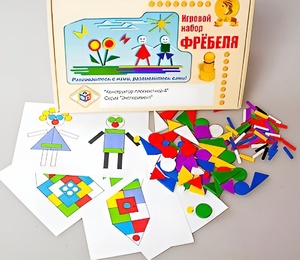 Игровой набор Фребеля "Конструктор плоскостной-4" (Серия "Эксперимент") - fgospostavki.ru - Зеленогорск