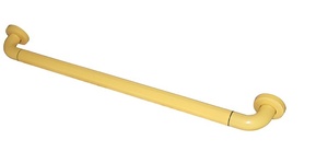 Поручень прямой с антибактериальным покрытием (желтый) - fgospostavki.ru - Зеленогорск