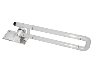 Поручень откидной с антибактериальным покрытием (белый) - fgospostavki.ru - Зеленогорск