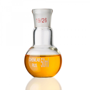 Колба плоскодонная со шлифом 50 мл. - fgospostavki.ru - Зеленогорск