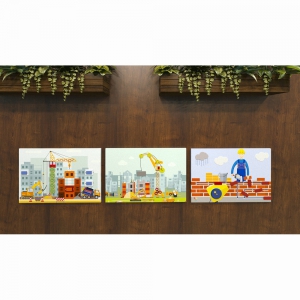 Комплект настенных панелей «Стройка» - fgospostavki.ru - Зеленогорск