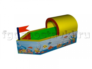 Сухой бассейн "Кораблик" с шелкографией - fgospostavki.ru - Зеленогорск