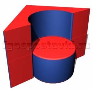 Кресло-пуф модульное ВИК - fgospostavki.ru - Зеленогорск