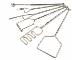 Постановочные зонды на витых ручках с колечком (с металлическим шариком). Комплект из 6 зондов - fgospostavki.ru - Зеленогорск