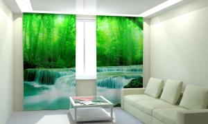 Комплект светонепроницаемых штор "Быстрая река" - fgospostavki.ru - Зеленогорск