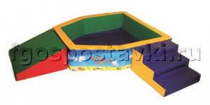 Сухой бассейн "Морская крепость" 1,5х1,2м - fgospostavki.ru - Зеленогорск