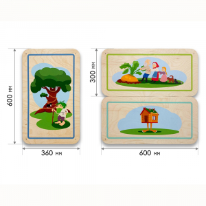 Набор стеновых панелей «Мир сказки - У Лукоморья» - fgospostavki.ru - Зеленогорск
