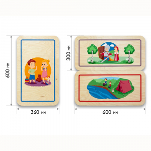 Набор стеновых панелей «Мои увлечения - Любимые занятия» - fgospostavki.ru - Зеленогорск