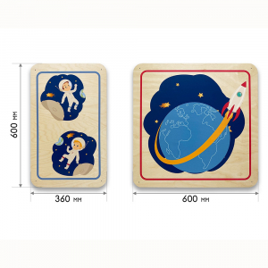 Набор стеновых панелей «Мы в Космосе - Первый полёт» - fgospostavki.ru - Зеленогорск