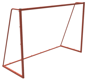 Ворота для минифутбола (2 штуки, без сетки) - fgospostavki.ru - Зеленогорск