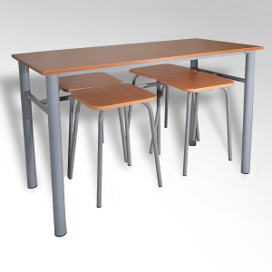 Обеденная группа четырехместная с табуретами - fgospostavki.ru - Зеленогорск