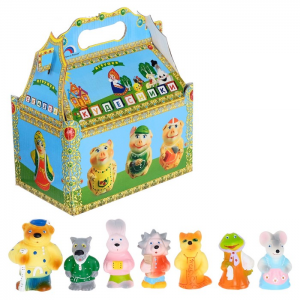 Набор резиновых игрушек "Теремок" - fgospostavki.ru - Зеленогорск