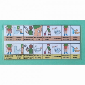 Последовательность действий "ТУАЛЕТ - УНИТАЗ" для мальчика - fgospostavki.ru - Зеленогорск