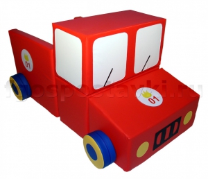 Каталка «Пожарная машина» большая - fgospostavki.ru - Зеленогорск