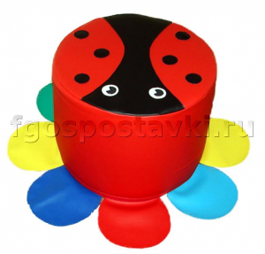 Пуфик "Божья коровка" ВИК - fgospostavki.ru - Зеленогорск