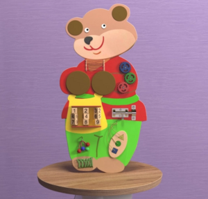 Бизиборд «Мишка Потапыч» - fgospostavki.ru - Зеленогорск