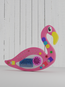 Бизиборд «Розовый фламинго» - fgospostavki.ru - Зеленогорск