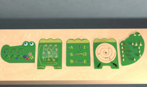 Бизиборд «Крокодил Гена» - fgospostavki.ru - Зеленогорск