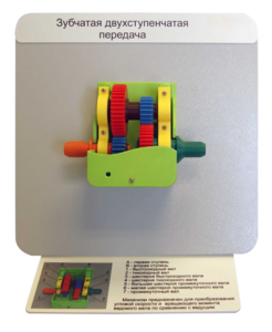 Демонстрационная модель "Зубчатая двухступенчатая передача"  - fgospostavki.ru - Зеленогорск