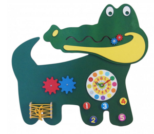 Бизиборд «Зеленый крокодил» - fgospostavki.ru - Зеленогорск