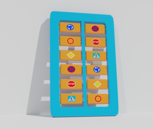 Игровая панель «Дорожные знаки»  - fgospostavki.ru - Зеленогорск