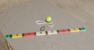 Мяч-маятник и планка для отбивания с цифрами - fgospostavki.ru - Зеленогорск