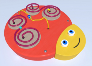 Настенный игровой элемент в виде головы гусеницы - fgospostavki.ru - Зеленогорск